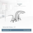 thumbnail image 4 of Moen Darcy Chrome Bathroom Faucet 4 in., 4 of 6