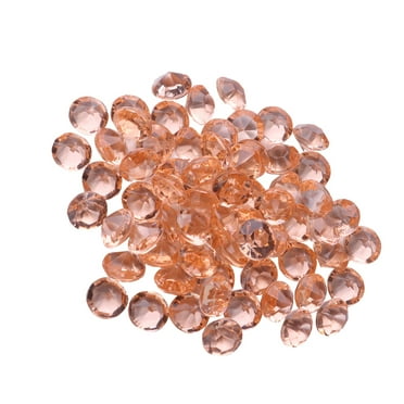 BalsaCircle 200 Blush Rose Gold Faux Pearl Beads Assorted Vase Fillers ...