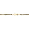 thumbnail image 3 of 14k Yellow Gold Lobster Claw Closure Valu plus 2.00mm Sparkle Cut Chain Bracelet 7 Inch - Link Bracelet for Women and Me, 3 of 6