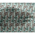thumbnail image 4 of oneOone Viscose Chiffon Fabric Leaves & Floral Block Print Fabric By Yard 42 Inch Wide, 4 of 4