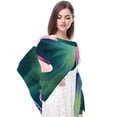 thumbnail image 4 of Dragonfly Breathable Chiffon Yarn Silk Scarf 180*73 - Light Translucent Shawl Wrap 28.7x70.86in, 4 of 6