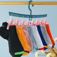 thumbnail image 2 of Xoxingysm Clip and Drip Hanger,Wind-Proof Sock Drying Rack Hangers,Clothes Drying Rack One Line Type Socks Drying Underwear Artifact Household Baby Multi Clip Windproof Socks Drying Rack, 2 of 8