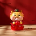 thumbnail image 4 of Tongina Chinese New Year Dragon Figurine Animals Sculpture Car Dashboard Decoration Desktop Collection Wealth Ornament for Restaurant E, 4 of 8
