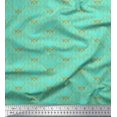 thumbnail image 1 of Soimoi Poly Georgette Fabric Women Face Decor Fabric Printed Yard 42 Inch Wide, 1 of 3