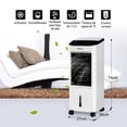 thumbnail image 3 of Acondicionador Portátil Costway 4 en 1 Ventilador humidificador Blanco 30 x 27 x 74 cm, 3 of 9