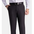 thumbnail image 2 of Men's Haggar® Premium Comfort Straight-Fit Flat-Front Dress Pants Color: Charcoal Size: 36X29, 2 of 3