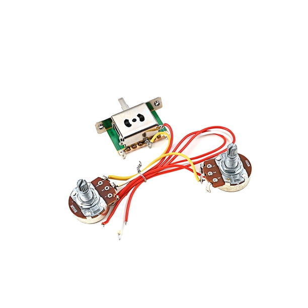Sonducket Kit de arnés de cableado de interruptor, pieza de tono para guitarras, piezas reemplazadas, accesorios, herramienta Musical, reemplazo Accesorios para instrumentos musicales