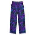 thumbnail image 2 of FORMRS Kids Pajama Pants with Pockets Size 9-10Y Boys Lounge Sleep Bottoms, Dark Mushrooms Pattern, 2 of 8