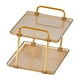 thumbnail image 5 of Estante de especias de cocina de 2 niveles organizador de estante de mostrador organizador de mostrador de bandeja de baño, 5 of 9