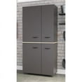 thumbnail image 3 of Inval Kratos Armoire de Rangement de Garage à 12 Étagères en Gris Foncé et Érable, 3 of 10