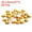 Yellow, variant on Unique Bargains 30mm Flat Back Round Acrylic Rhinestones, 50 Pack Plastic Circle Gems for Jewelry Making Costume, Blue