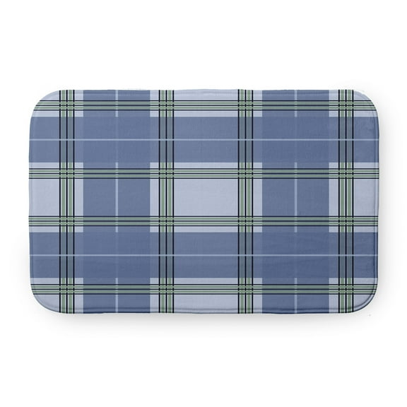 Simply Daisy Scotish Plaid Pet Feeding Mat for Dogs and Cats