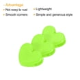 thumbnail image 4 of Uxcell Paper and Bag Clips,20Pack Heart Shape Clamps Snacks Bag Clips,Green, 4 of 5