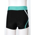 thumbnail image 5 of iiniim Kids Girls Gymnastics Dance Sport Athletic Booty Shorts Stretchy Tights Activewear Blue Green 8, 5 of 7