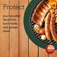 thumbnail image 3 of Resilia Round Under Grill Mat – 36" Diameter, Green, 3 of 9