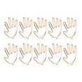 thumbnail image 4 of Colgantes de Forma Palma Mano Hueco Metal Accesorios de Moda para Pendientes Collar DIY 10 Piezas Yinane Colgante de pendiente de Palma hueco, 4 of 8