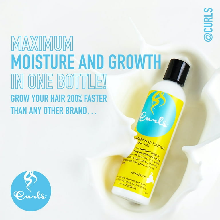 CURLS Blueberry & Coconut Hair Milk (8oz) CURLS Blueberry & Coconut Hair Milk (8oz)