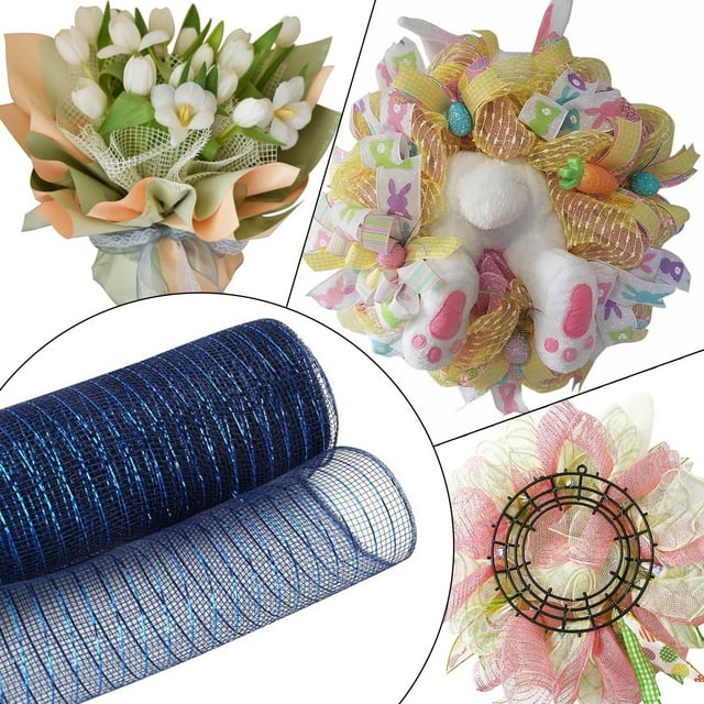 Hot Sale! New! Dusknt Ribbon Mesh Roll, Diy Mesh Gift Atmosphere Festive 26Cm Box Belt Ribbon Packaging Decorative Decorative Ribbon Gift Office&Craft&Stationery
