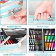 thumbnail image 2 of 145PCS Set de Arte Profesional,Kit de Dibujo,Kit de Arte Profesional Plegable,Incluye Crayones, Acuarelas Y LáPices De Colores Nuevas Herramientas de Arte para Estudiantes, Principiantes, y Artis, 2 of 5