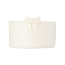 Silicone Tumbler Boot Cover - Bow Design, Shockproof, Scratch-Resistant, for 12-40oz Tumblers, Various Brands