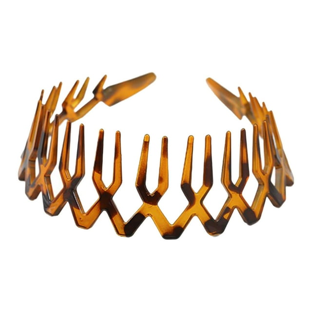 lionlar Headband Wave Shape Simplicity Hair Bands for Girls Workout Face Washing C