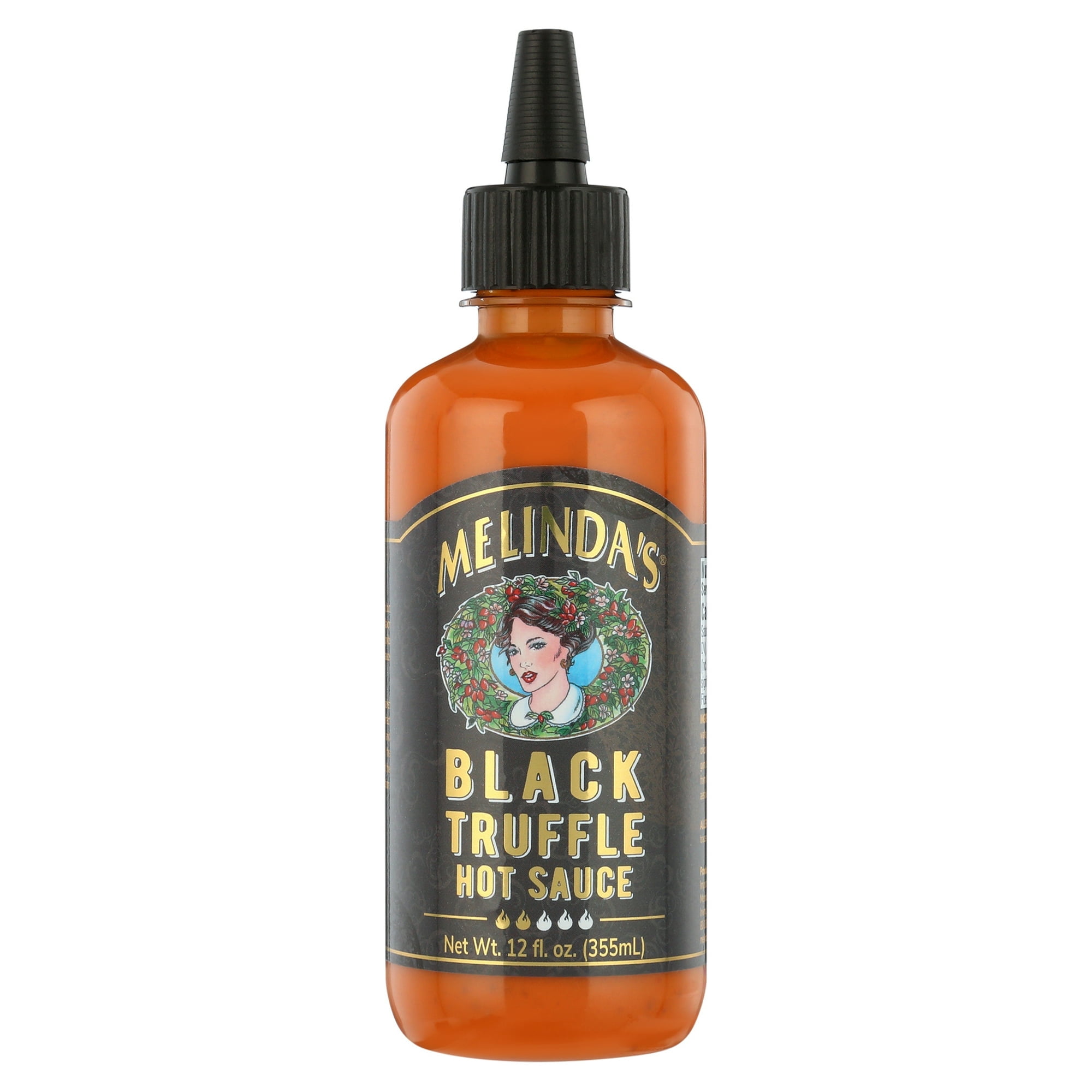 Melinda's Black Truffle Hot Sauce  12 fl. oz,   Pack of 2