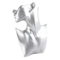 thumbnail image 1 of Exhibidor de joyas de material de resina, soporte para remolque, negro/blanco/rojo/ EstiloA-L Plata, 1 of 9