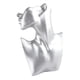 thumbnail image 1 of Exhibidor de joyas de material de resina, soporte para remolque, negro/blanco/rojo/ EstiloA-L Plata, 1 of 9