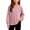 Pink, variant on Grblisyd Girls Crewneck Sweatshirts Kids Fashion Loose Drop Shoulder Pullover Basic Long Sleeve Fall Winter Clothes