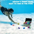 thumbnail image 3 of Sloosh Diving Gems Pool Toys,16 Big Colorful Diamonds with Pirate Treasure Chest,Swim Dive Diving Toy, 3 of 9