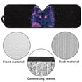 thumbnail image 6 of Yuyamidu Wolf Windshield Sunshade Purple Rose Front Window Sun Shade Foldable Sun Visor for Jeep Wrangler TJ JK JKU Sport Sahara Rubicon 2 Door & 4 Door, 6 of 7