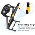 Electric Treadmill Incline Foldable Jogging Machine with 15 PreSet Fitness Exercise Programs