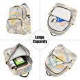 thumbnail image 5 of FORMRS Mini Backpack Purse for Women Travel Daypack Casual Shoulder Bag, Purple Rainbow Clouds, 5 of 7