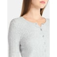 thumbnail image 4 of No Boundaries Button-Front Cardigan, Women's, 4 of 5