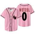 thumbnail image 5 of Koe Wetzel 0 Jersey 9 Lives Album Tour Merch Baseball Jacket Women Men Fashion Short Sleeve T-Shirts, 5 of 5
