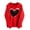 B, variant on Luxalzxs Valentines Hoodies for Women Love Heart Cute Graphic Valentines Day Sweatshirts Teen Girls Preppy Long Sleeve Hooded Holiday Tops with Pockets