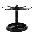 thumbnail image 6 of Hytrove 1Set Rings Rack Round Shape Black 21.0x21.0x16.0in Rotating Jewelry Organizer for Home Users Office Workers, 6 of 8