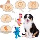 thumbnail image 4 of Juguetes de peluche para perros, paquete de 2 juguetes de peluche duraderos para perros, juguetes para masticar, compañero para perros, varios animales, 4 of 5