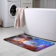 thumbnail image 6 of Nebula Galaxies in Space Elements of Bath Rugs 16x24 Inch Non Slip Bath Mat Quick Dry Absorbent Thin Bath Rug Fit Under Door Washable Bath Floor Rugs for Bathroom Bathtub Shower Sink,Multi 3, 6 of 6