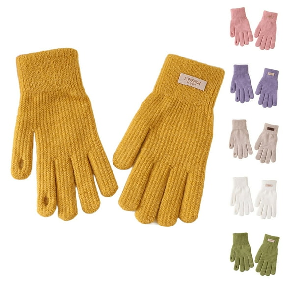 Womens Winter Padded Gloves Non Slip Grip Touchscreen Compatible for Outdoor Use