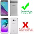 thumbnail image 2 of Case for Samsung Galaxy J3 Emerge / J3 2017 / J3 Prime / J3 Mission / J3 Eclipse / J3 Luna Pro/Sol 2 / Amp Prime 2 / Express Prime 2, FYBTO [Shockproof] Defender Phone Case Cover [Green], 2 of 5