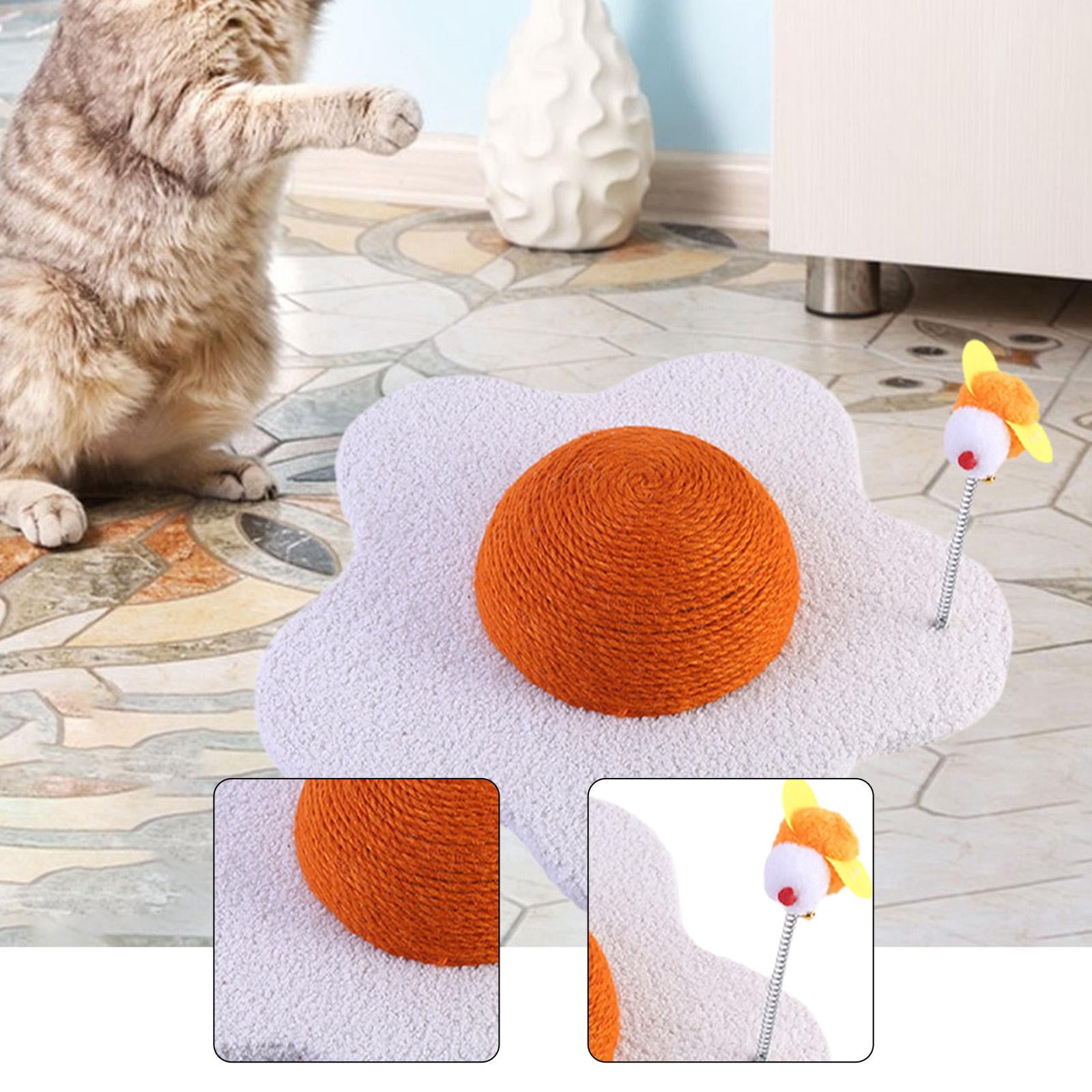 EHJRE Cat Scratching Board, Indoor Pet Toy, Scratch-Resistant, Wear-Resistant, Comfortable, Interactive Kitten Toy, Cat Scratching Board 28cm