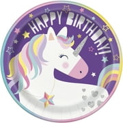 Unicorn Paper Dinner Plates, 9in, 24ct