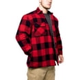 thumbnail image 4 of Rothco Buffalo Plaid Quilted Lined Jacket - Red, 4 of 9