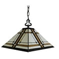 thumbnail image 4 of Tiffany Style 2 Light Mission Pendant Lamp - 14" Wide, 4 of 4