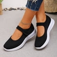 thumbnail image 6 of Taqqpue Women's Knitted Mesh Lightweight Walking Sneakers,Casual Lightweight Arch Support Slip On Orthotic Soft Sole Shoes Breathable Non Slip Nurse Work Shoes, 6 of 9