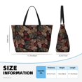 thumbnail image 4 of Easygdp Hearts and French Bulldog Bolsa de Viaje de Playa de Gran Capacidad, Bolsa Tote Perfecta para la Playa, Escapadas de Fin de Semana y Viajes, 4 of 7