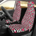 thumbnail image 3 of Fotbe Hearts And Lines Pattern Automotive Seat Covers for Cars Trucks and SUVs – Car Seat Covers for Front Seats,Protective Seat Covers,Vehicle Seat Covers, Set of 2, 3 of 9