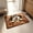 #2, variant on Kumdkdwn 23.62" Polyester Fleece Floor Mat - Canine Motif Accent Rug with Non-Slip Base, Low-Profile Textile for Transitional Thresholds & Ablution Chambers
