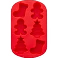 thumbnail image 5 of Wilton Silicone Baking And Candy Mold-Stocking/Tree/Gingerbread Boy, 6 Cavity, 5 of 5